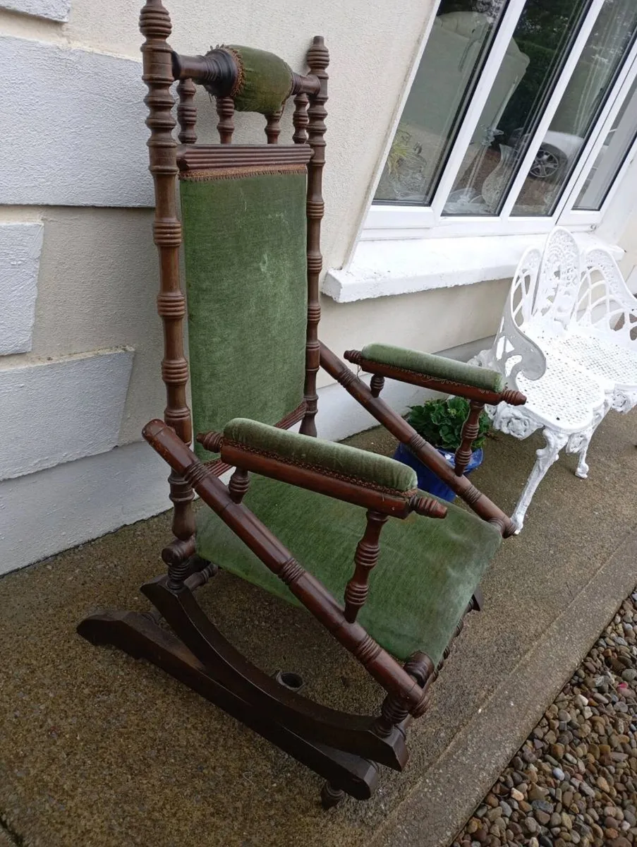Antique Rocking Chair - Image 3