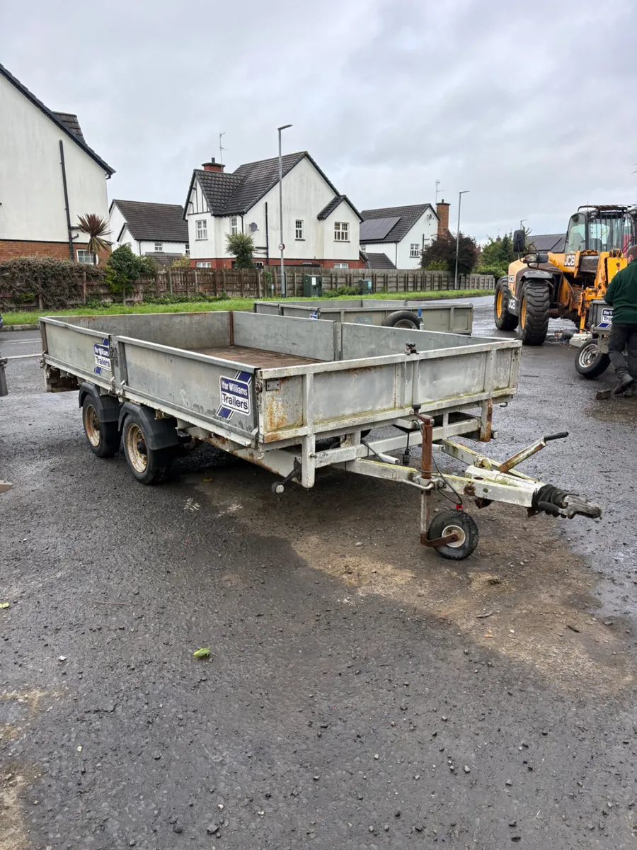 Ifor Williams 12ft dropside trailer - Image 1