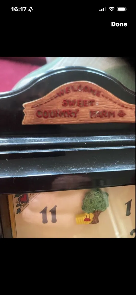 Sweet Country Farm Clock & Key Box - Image 2
