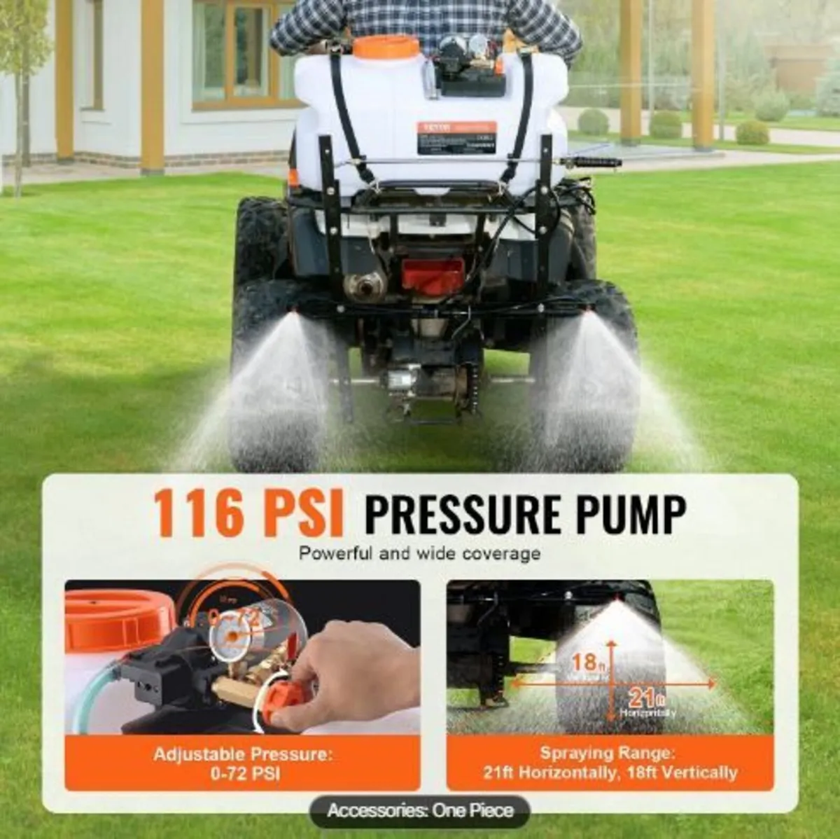 ATV Spot Sprayer, 15.9 Gal/60 L ATV/UTV - Image 2