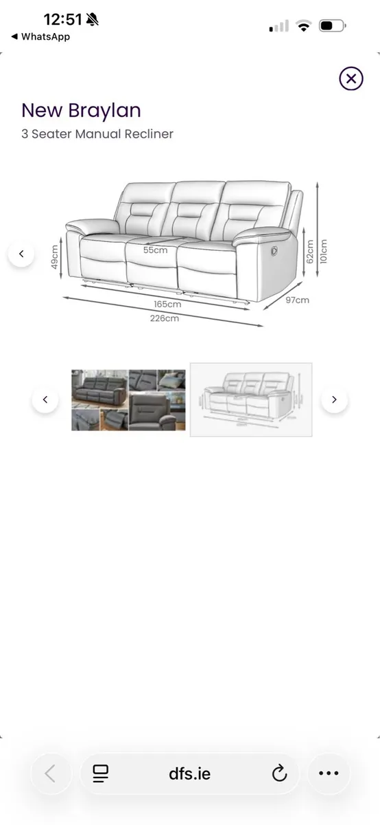 DFS Manual Recliner - Image 4
