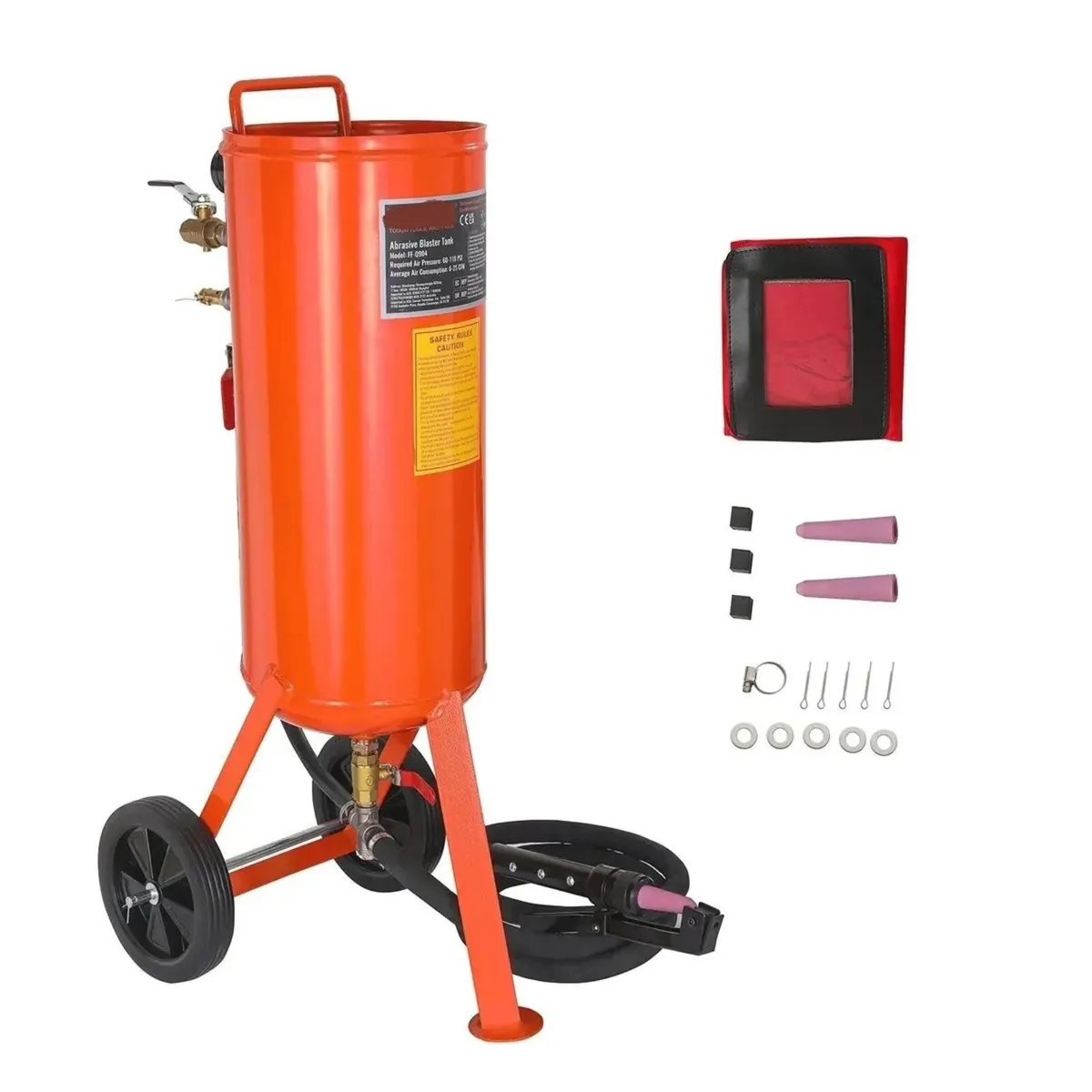 Pressure Sandblaster Machine 37.9L Cleaner Tool - Image 4