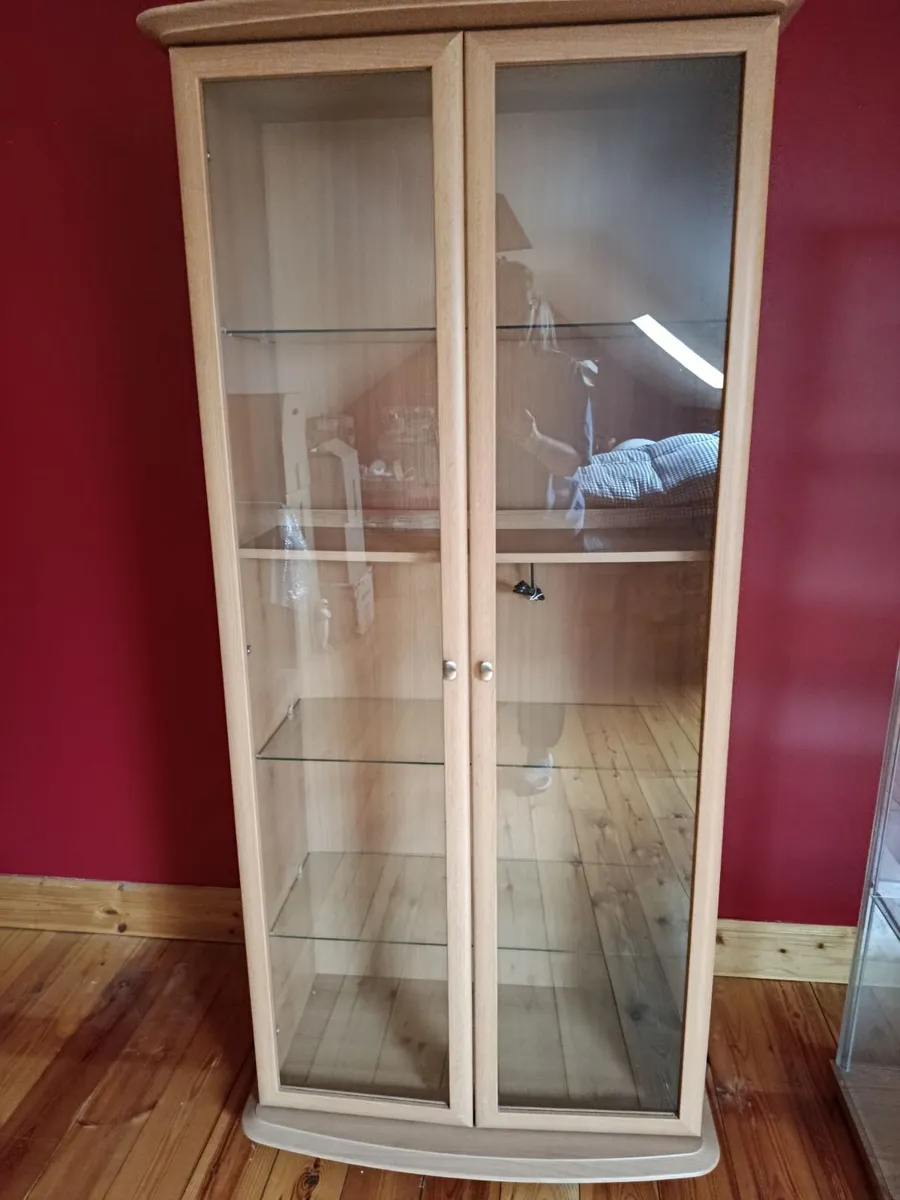 Wood and Glass Display Cabinet - Image 2