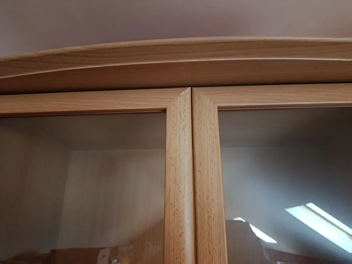 Wood and Glass Display Cabinet - Image 4