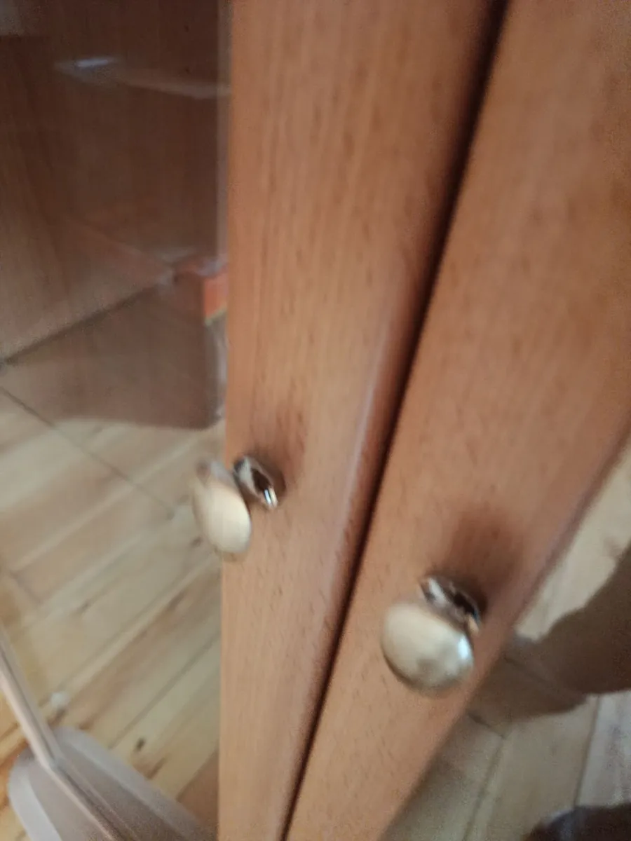 Wood and Glass Display Cabinet - Image 3
