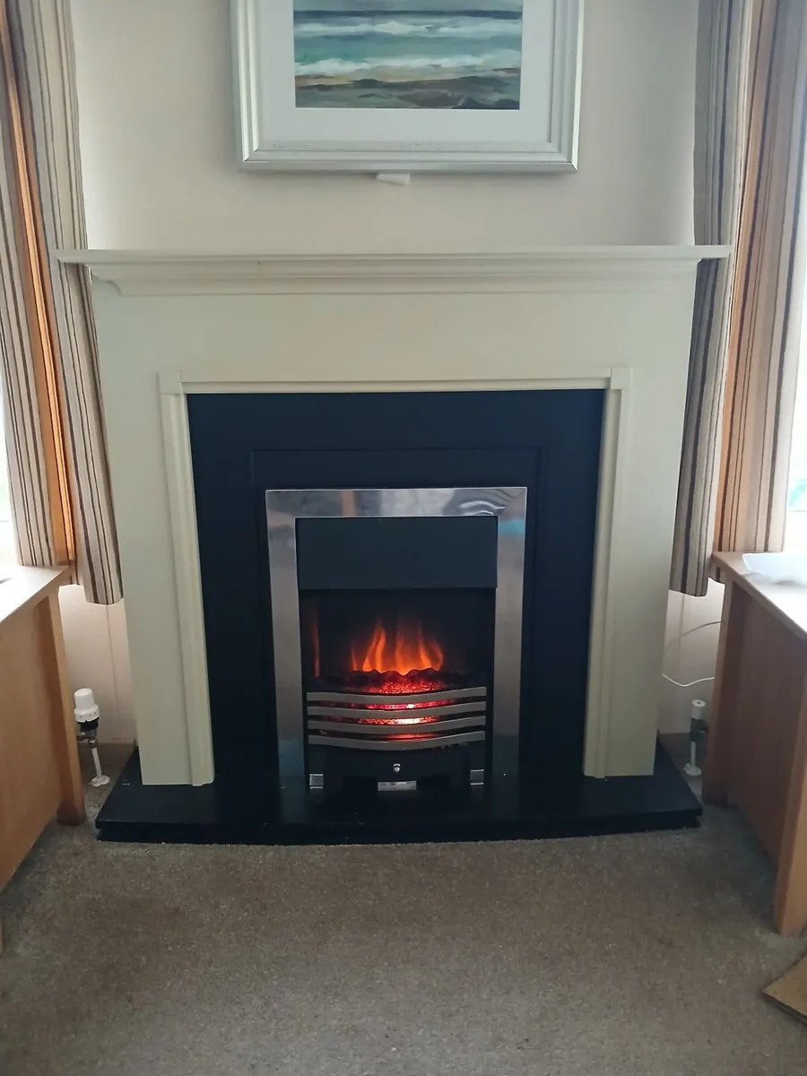 Electric Fire and Fire place - Image 1