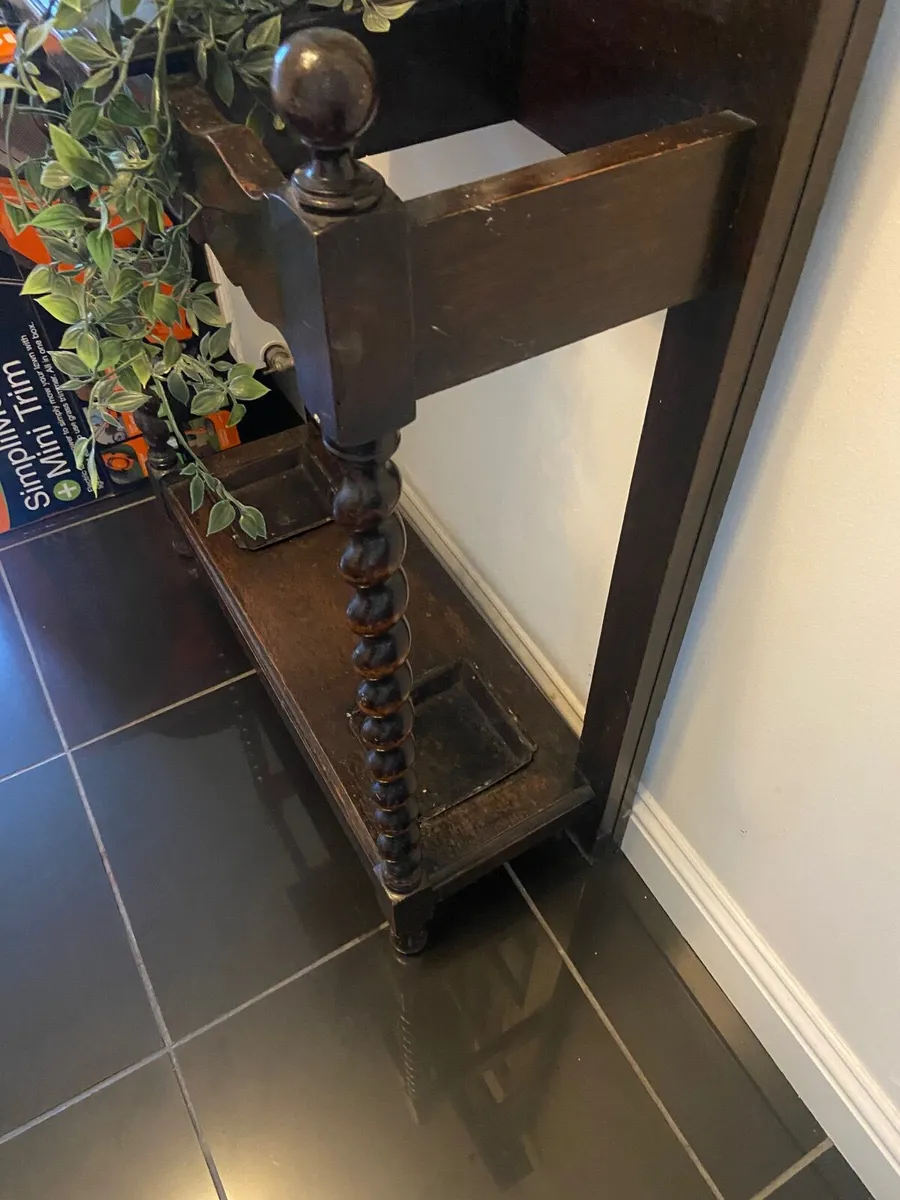 Antique hall stand - Image 2