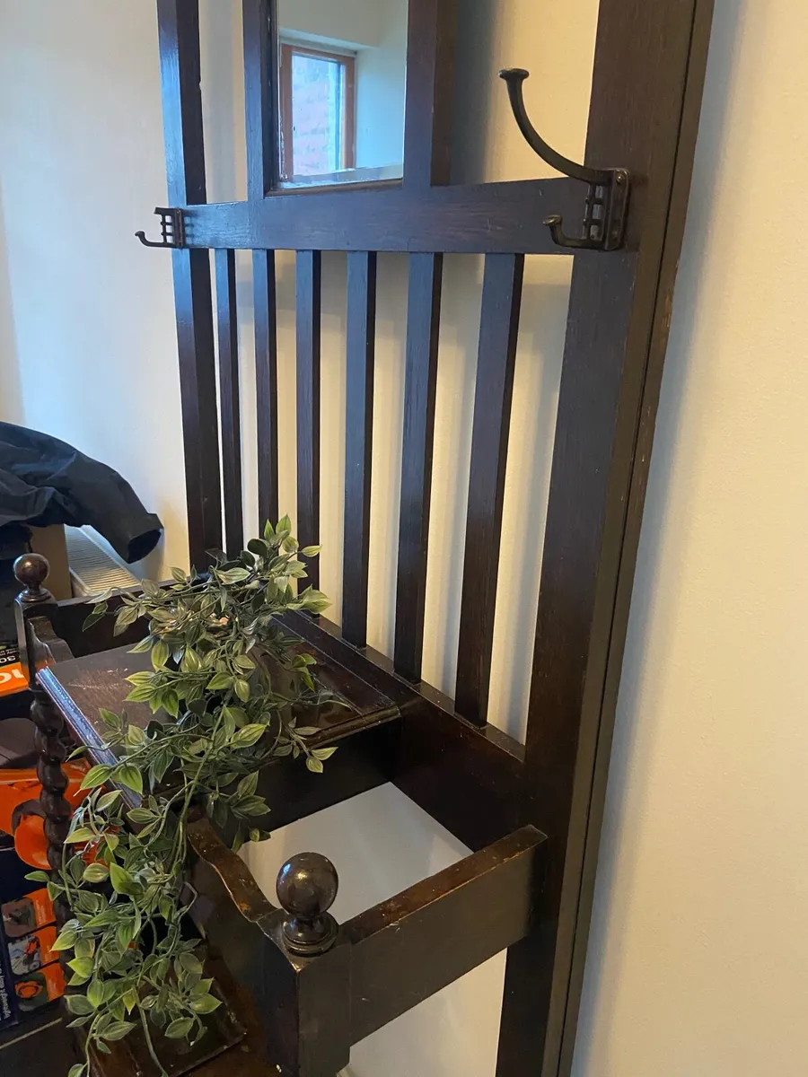 Antique hall stand - Image 3