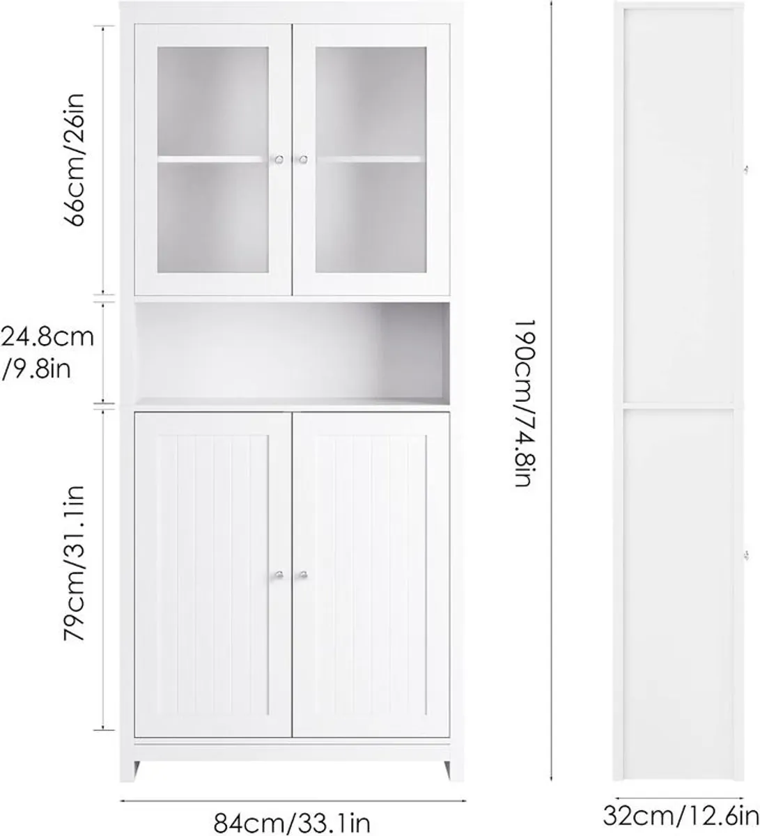 Tall Kitchen Cupboard - Image 3