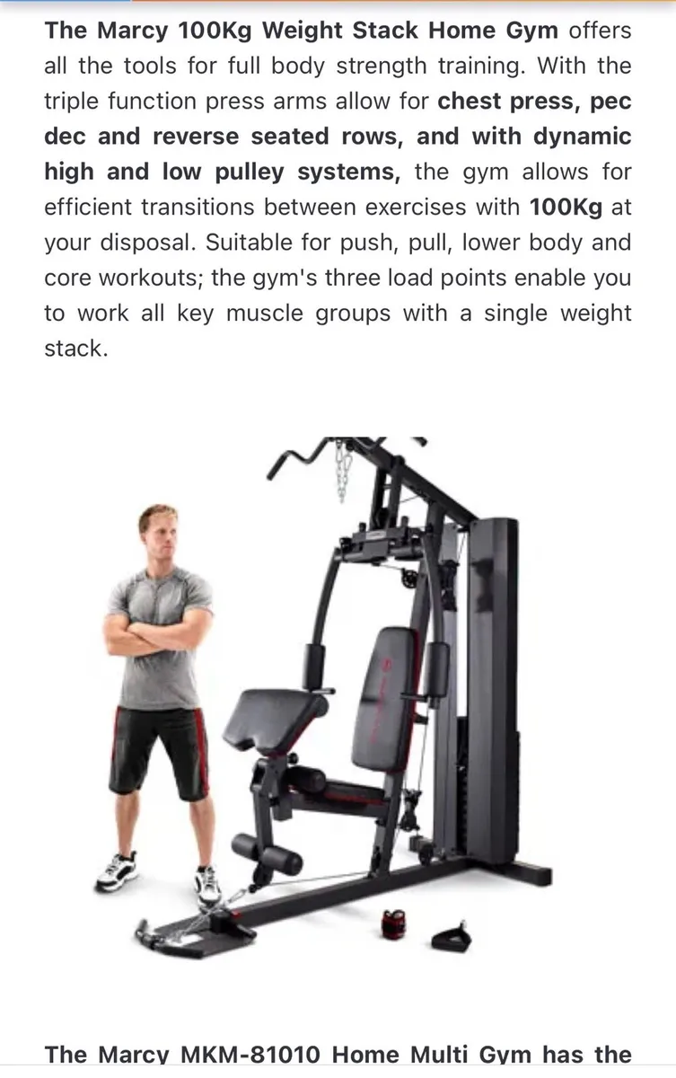 Home gym - Marcy - Image 3