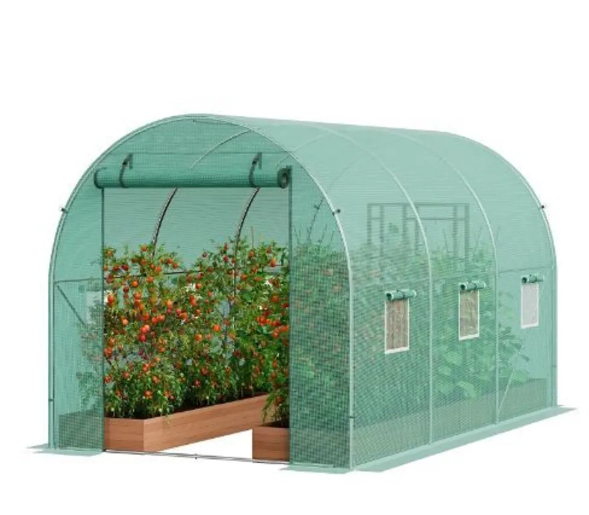 Walk-in Tunnel Greenhouse, 9.6x6.4x6.2 ft - Image 1