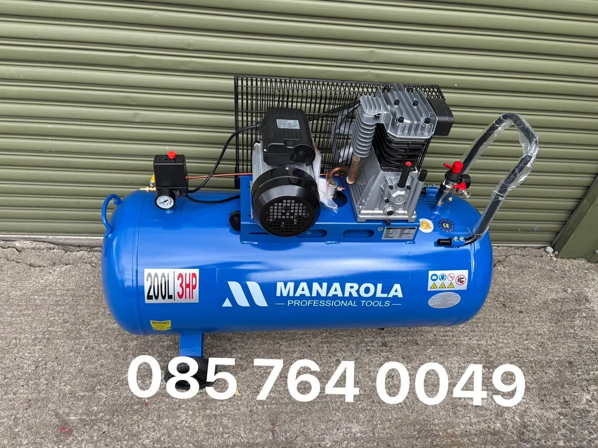 Brand New Manarola 200L Compressor - Image 2