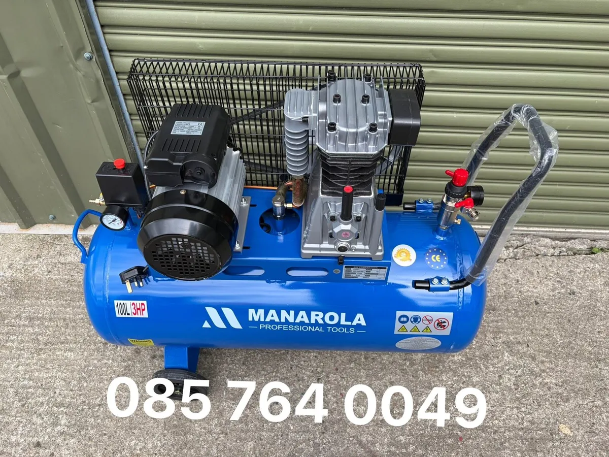 Brand New Manarola 100L Compressor - Image 2