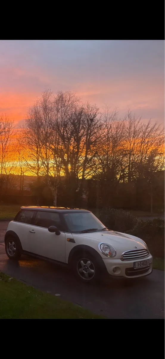 White Mini Cooper for Parts