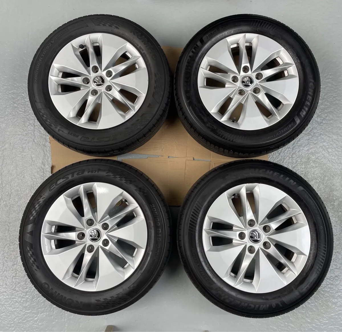 Skoda 16” Alloy wheel set - Image 3