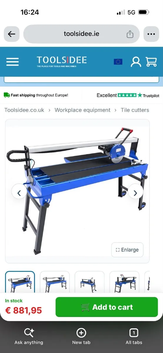 Tile cutting machine - Image 1