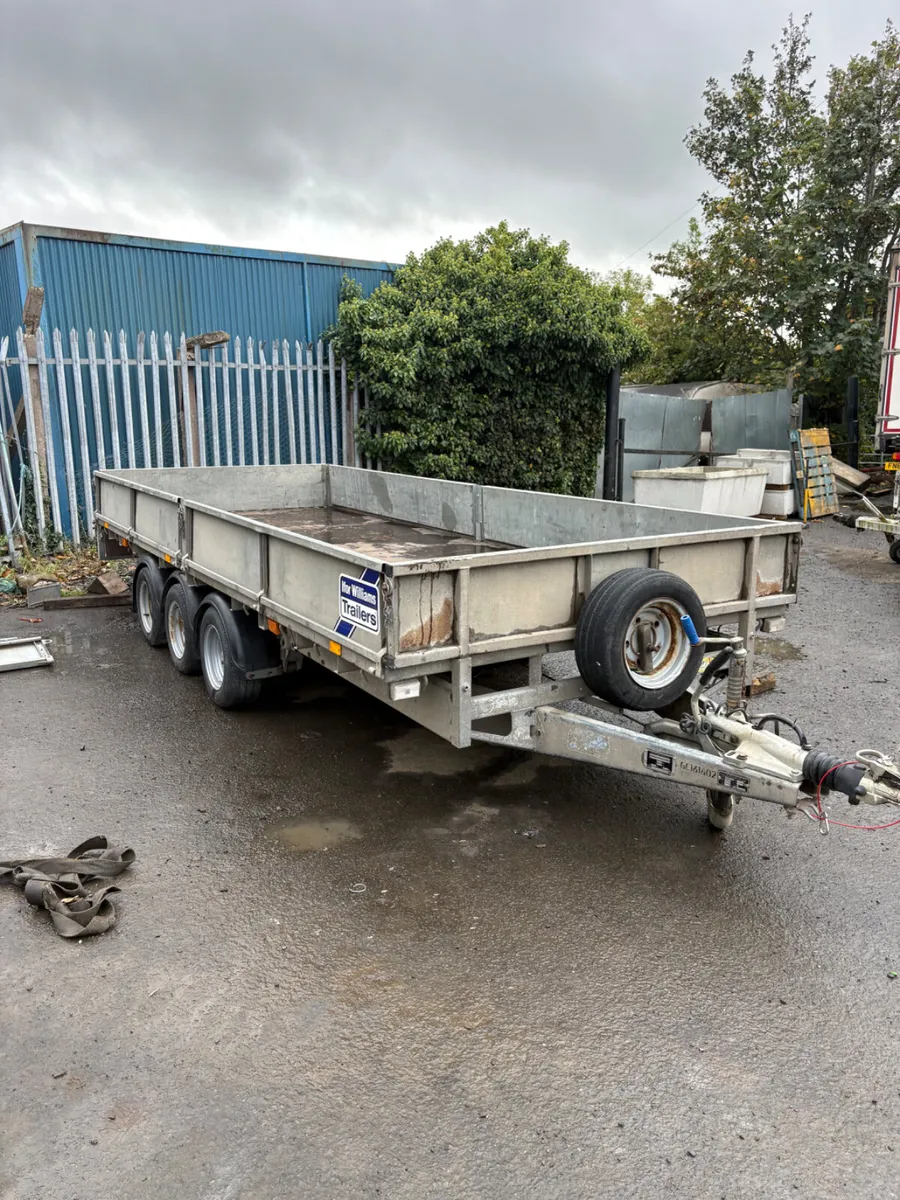 Ifor Williams 16ft dropside trailer - Image 1
