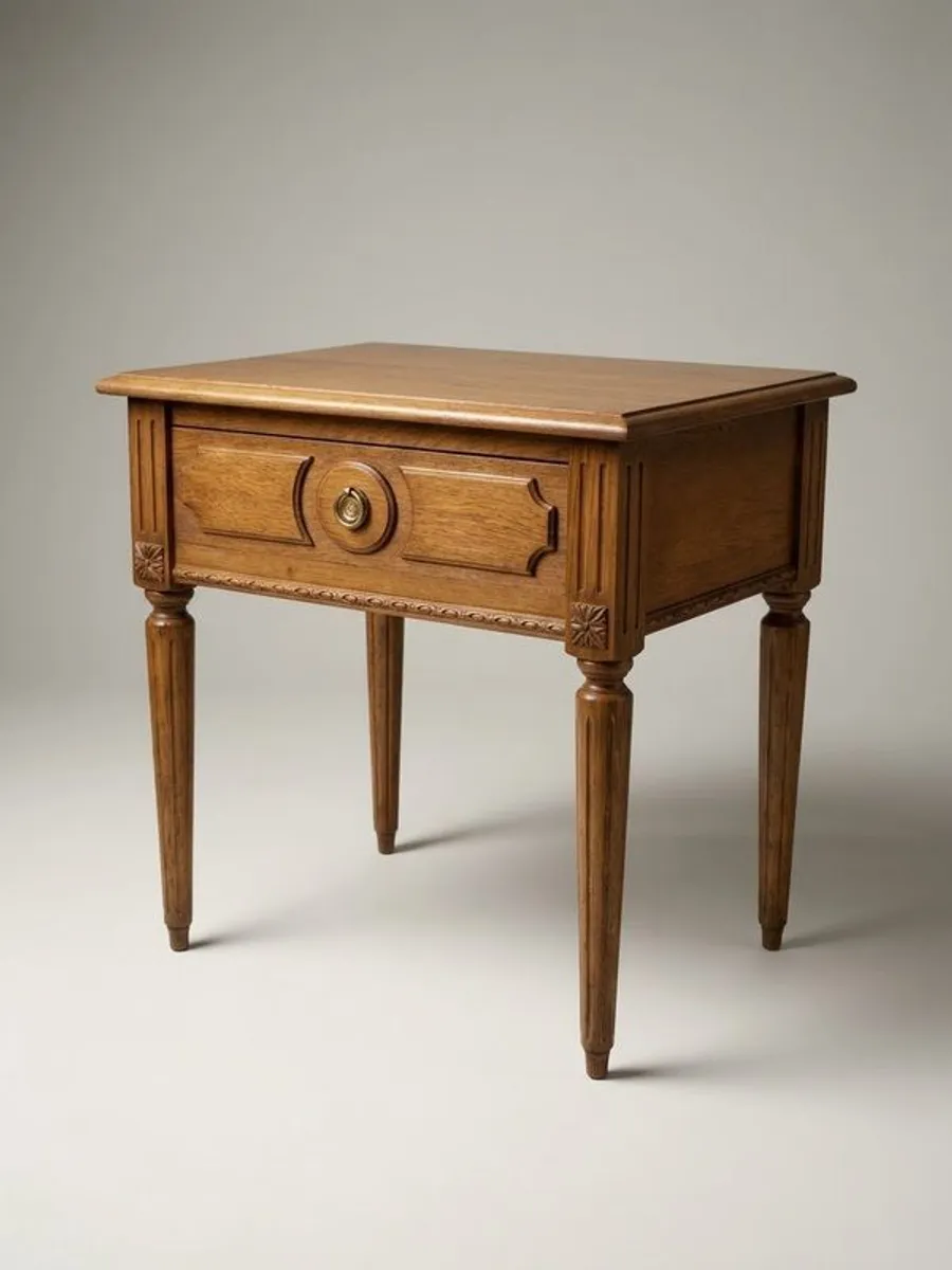 Exceptional Pair of Vintage Oak Bedside Lockers - Image 3