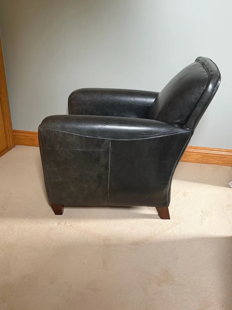 Full Leather Armchair - Image 3