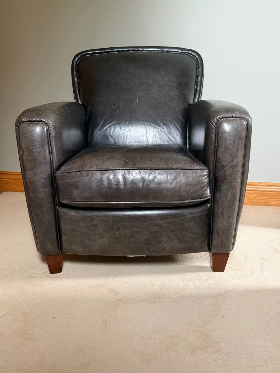 Full Leather Armchair - Image 1