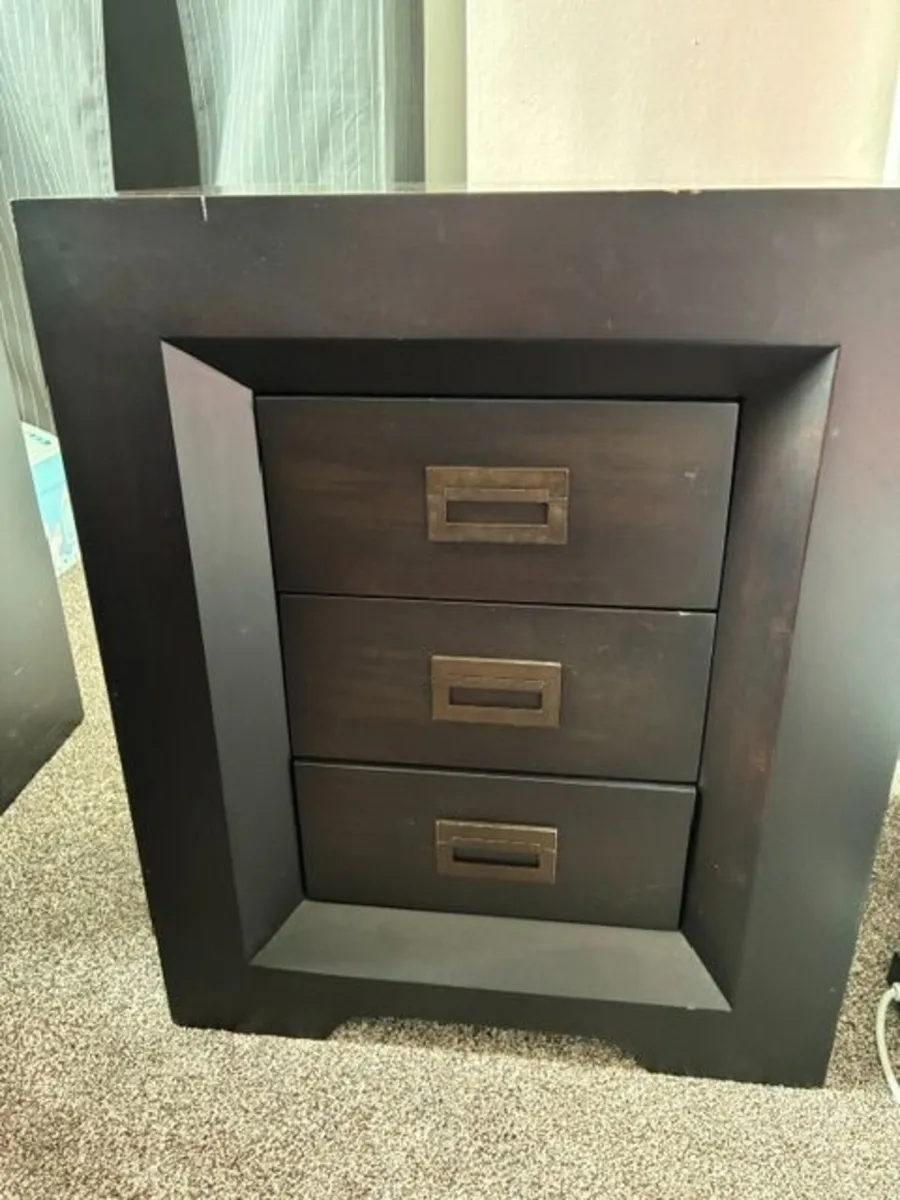 Bedside Locker x 2 - Image 1