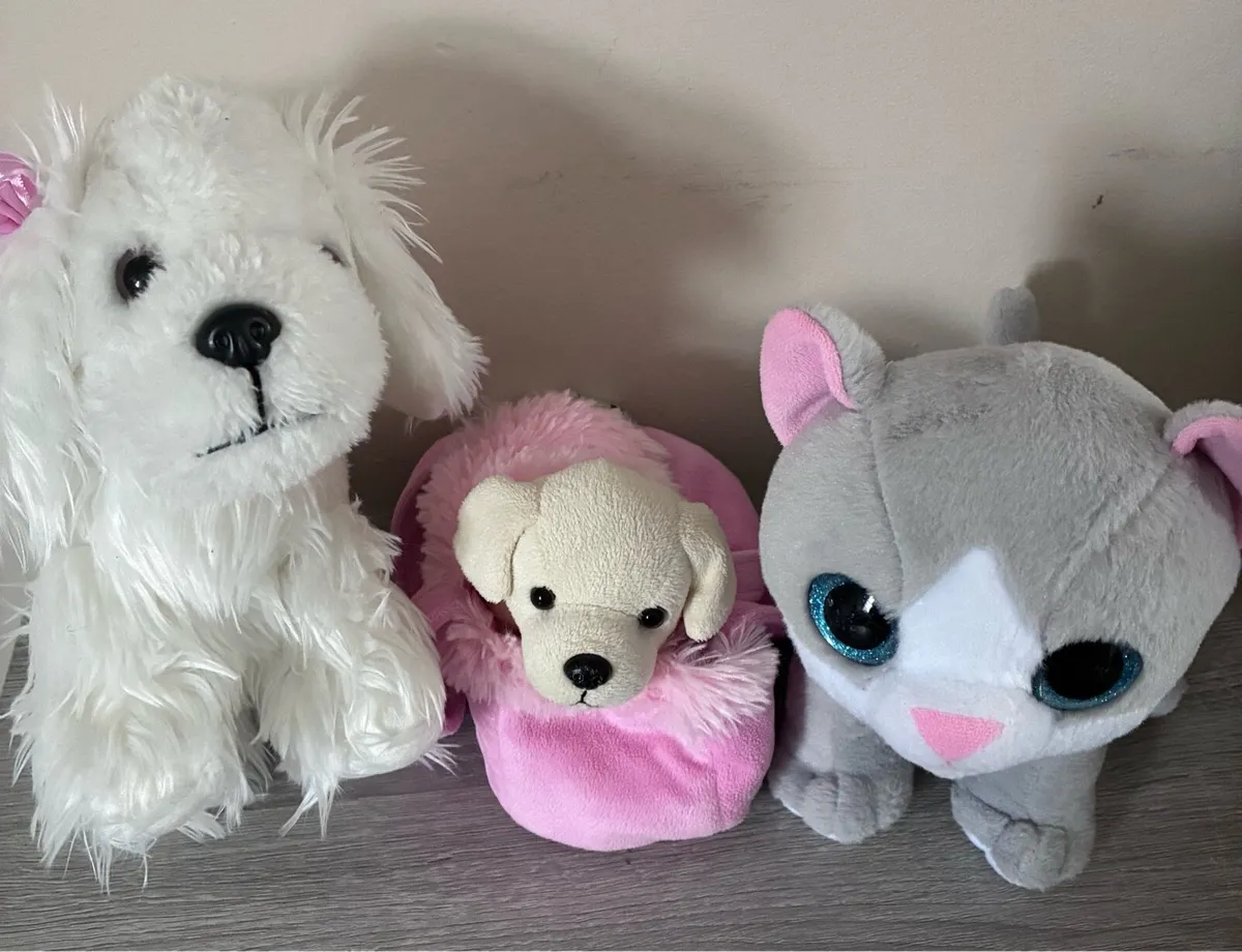 Cat and dog soft toy bundle - Image 3