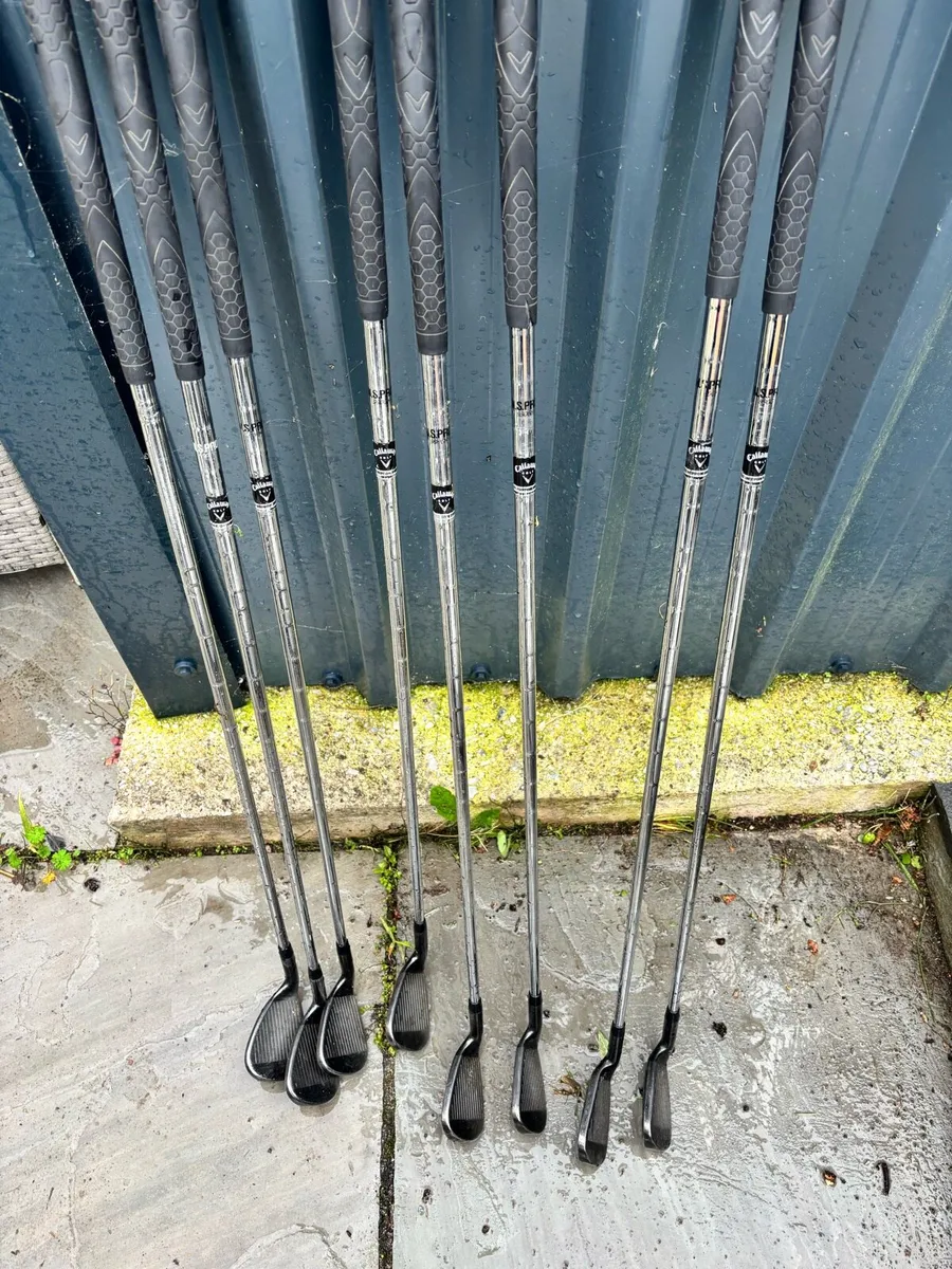 Callaway Razr Black irons(R)M-10 shaft - Image 3