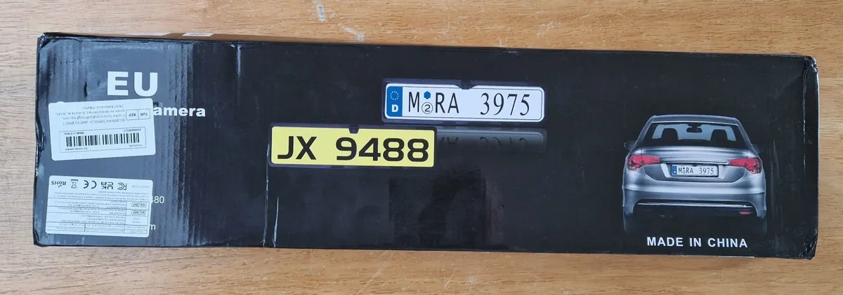 Registration Plate Frame with 12V Rear View Camera - Image 3