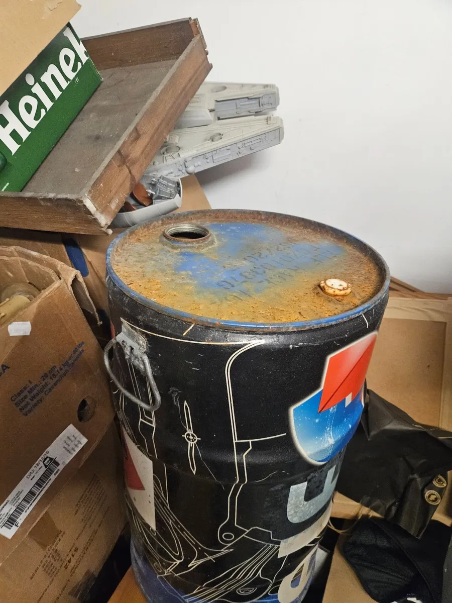 Vintage ELF Oil Drum - Image 4