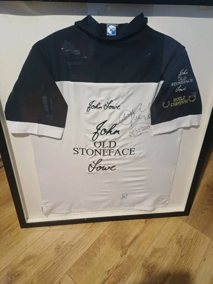 John lowe signed shirt - Image 1