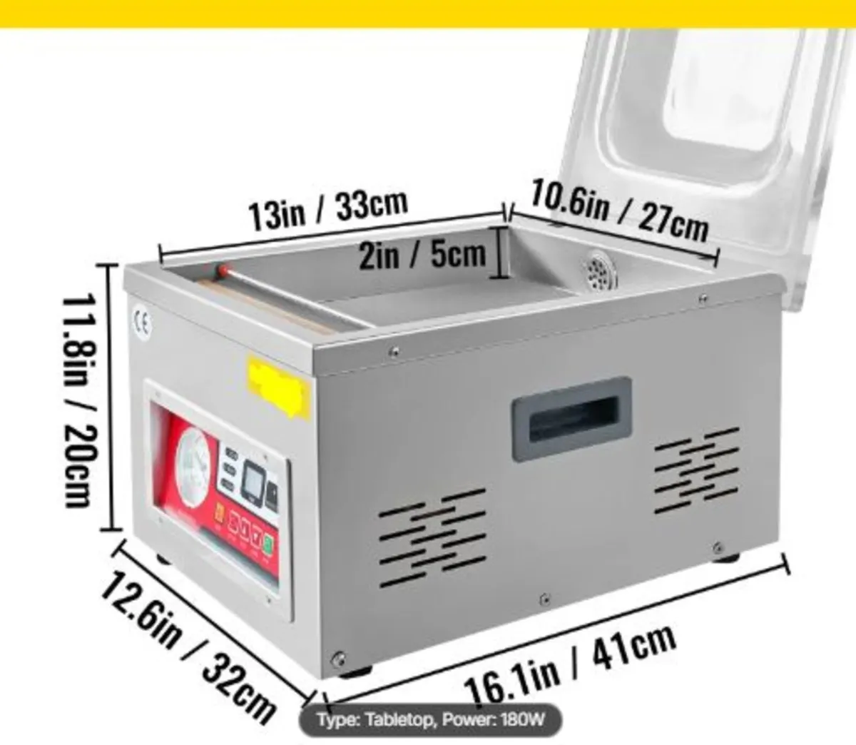 Chamber Vacuum Sealer, 260W Sealing Power, Vacuum - Image 4