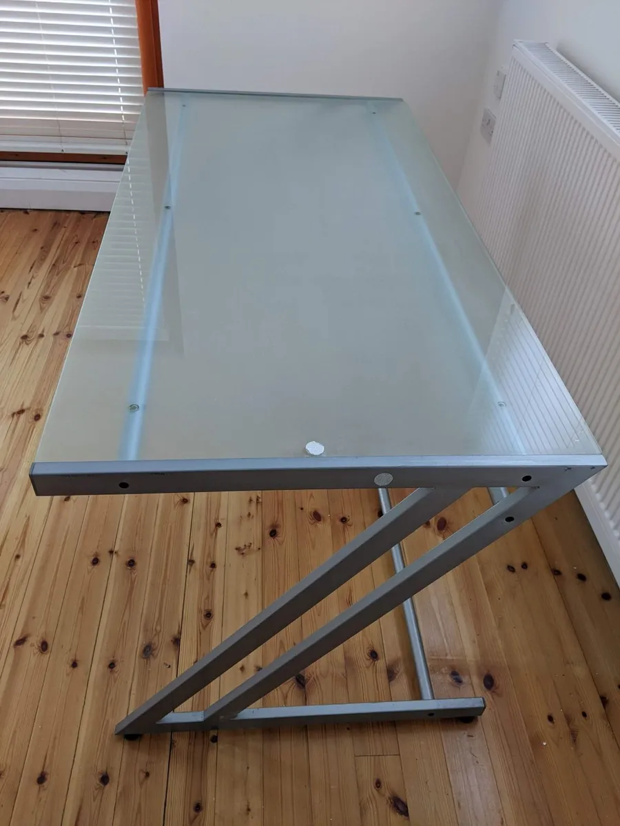 Glass Office Desk/Table - Image 3
