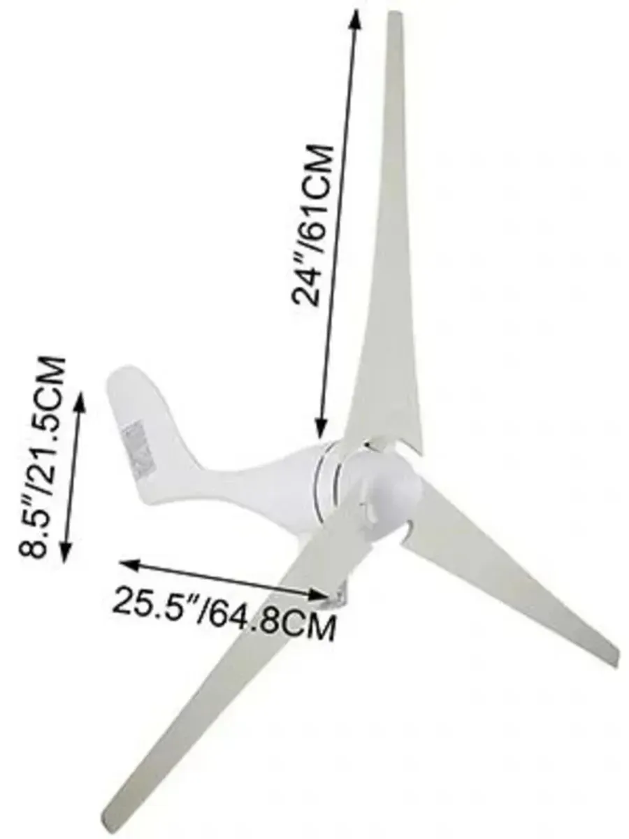 Wind Turbine Generator 400W Residential Power - Image 2