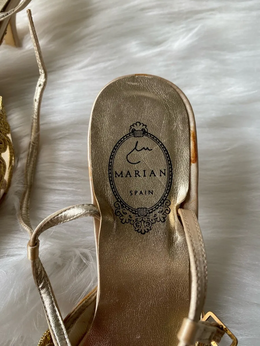 Shoes Marian Spain Pointed Toe Mesh Slingback - Image 4