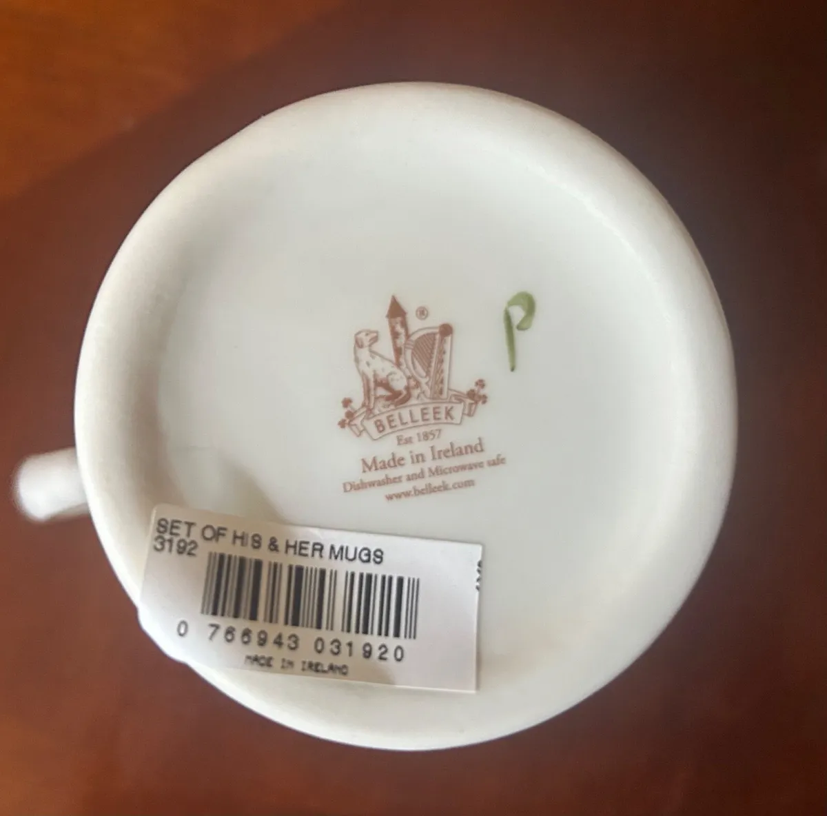 New Belleek Himself & Herself Mug Set - Image 2
