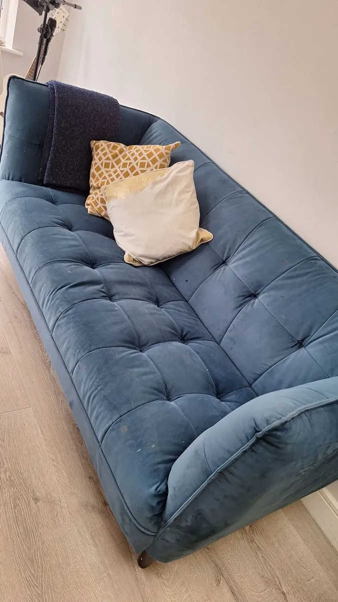 Navy 2 Seater sofa