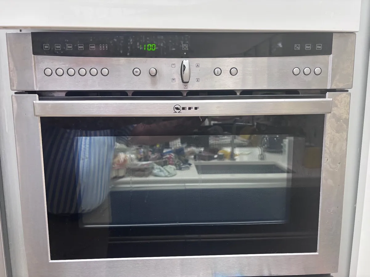 2 NEFF appliances - single oven & combi oven/micro - Image 1