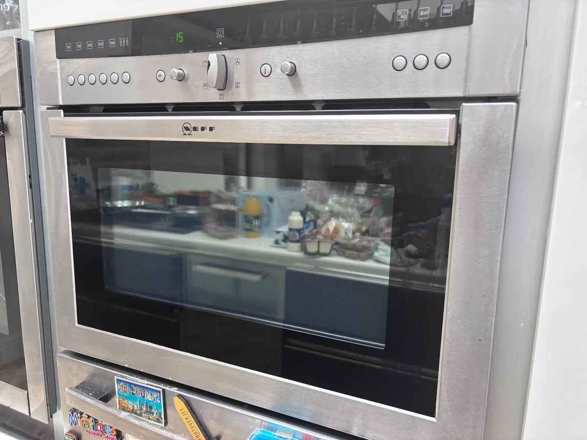 2 NEFF appliances - single oven & combi oven/micro - Image 4