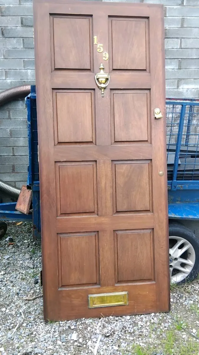 Teak door - Image 1