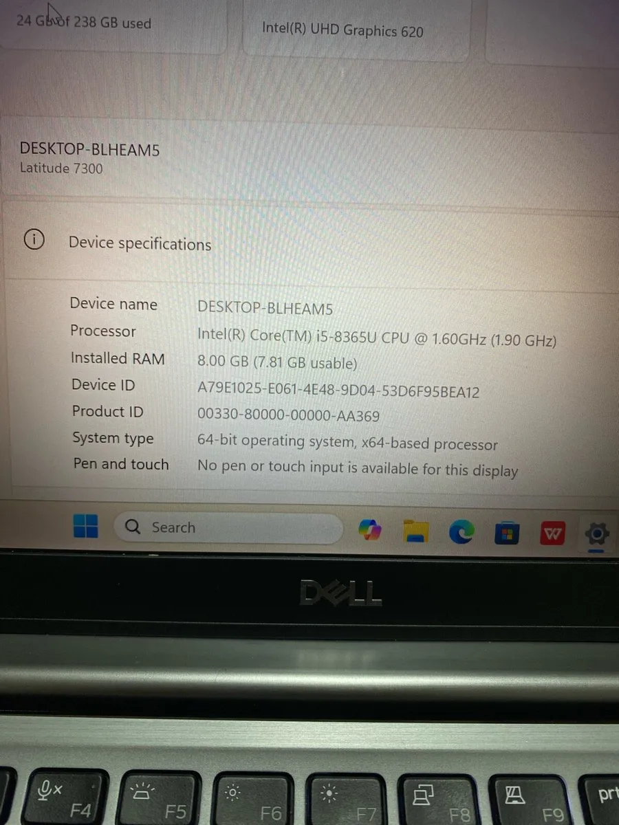 Dell latitude 7300 i5 pro 8/256 windows 11 - Image 4