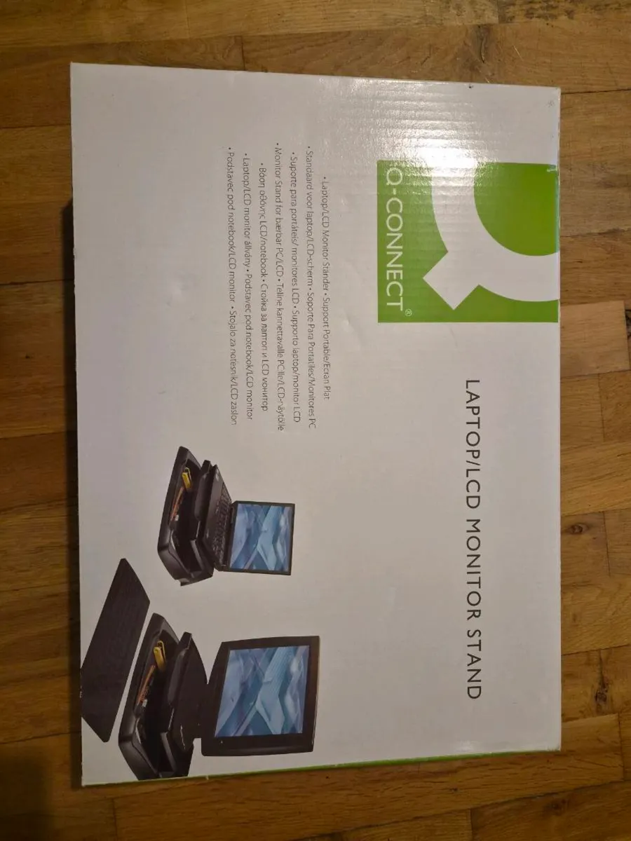 Q-Connect Laptop and LCD Monitor Stand - Image 1
