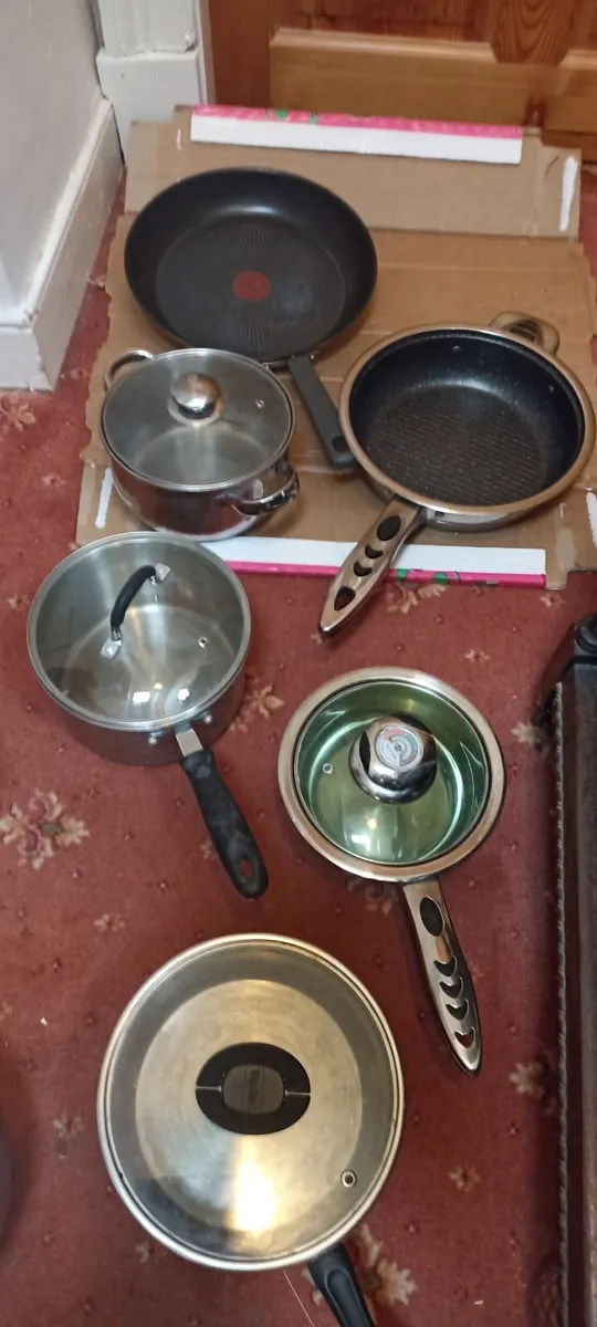 Stainless Steel Saucepans and Frying Pans - Image 1