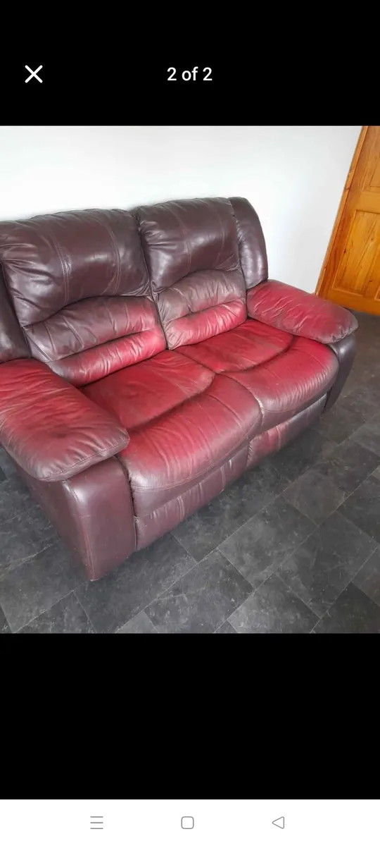 Leather recliner - free - Image 2