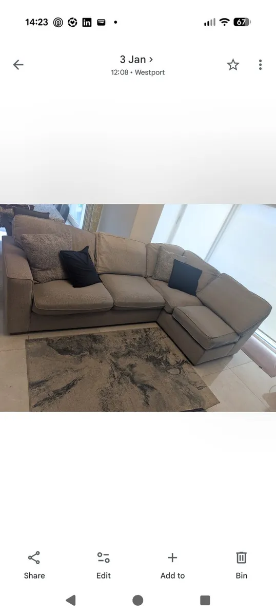 Corner L-Shape Couch - Image 3