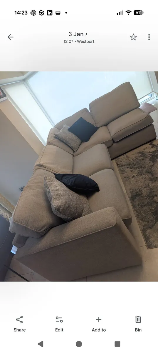 Corner L-Shape Couch - Image 4