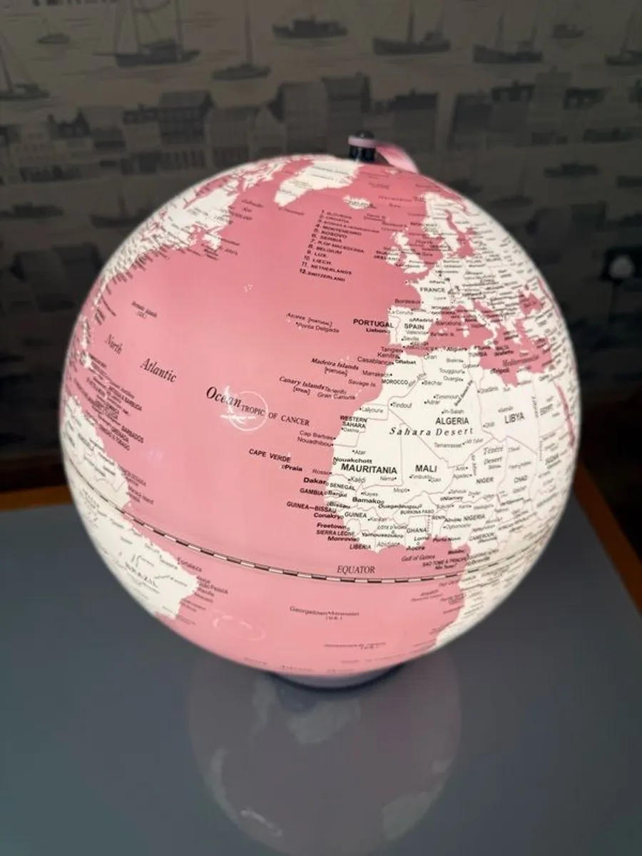 Pink Illuminated Globe - Wild & Wolf - Image 2