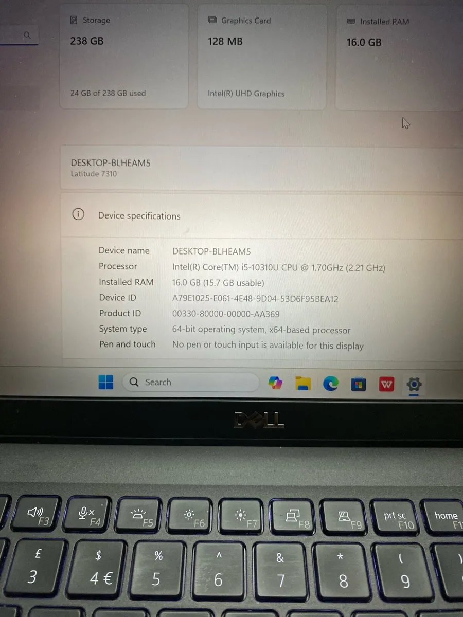 Dell latitude i5 pro 16/256 windows 11 - Image 4