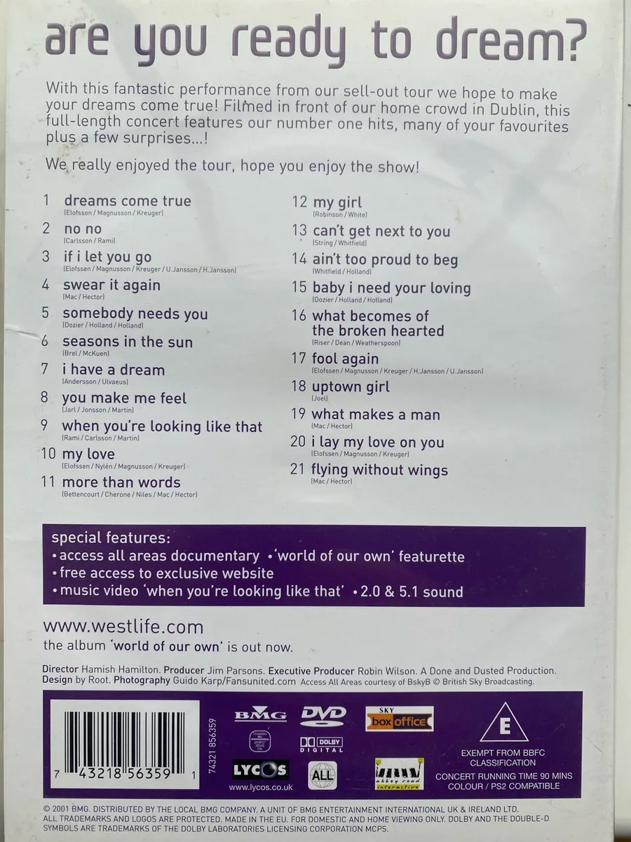Westlife dvd - Image 2