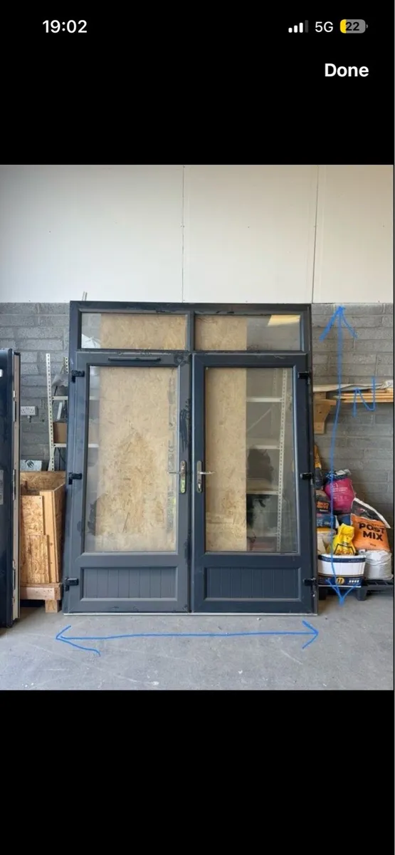 UPVC BRAND NEW FRENCH DOOR