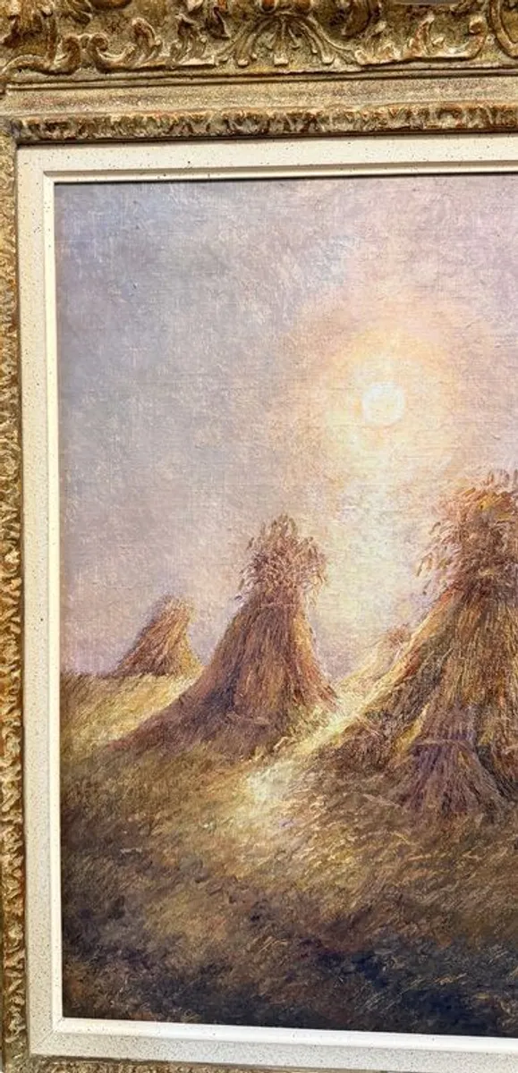 Early 20th Century Dutch Landscape Oil Painting. - Image 2